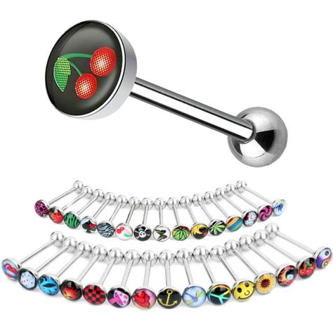 clip on tongue piercing|Amazon.com: Magnetic Tongue Ring.